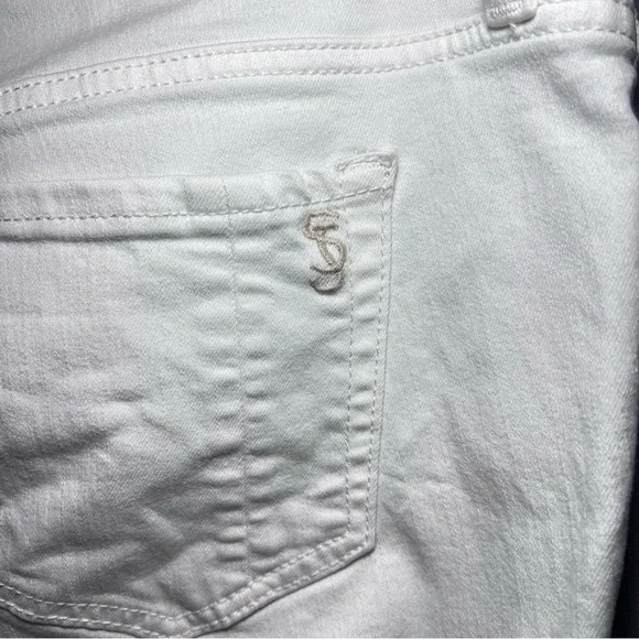 Slink Jeans Plus “Curvy” Mid-Rise Ankle Skinny Jeans Size 14 <white> - Picture 3 of 10